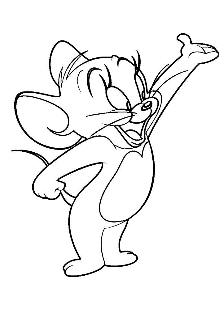 Tom und Jerry spielen Flöte